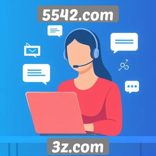 Comunicados de suporte ao cliente no 5542.com são eficazes