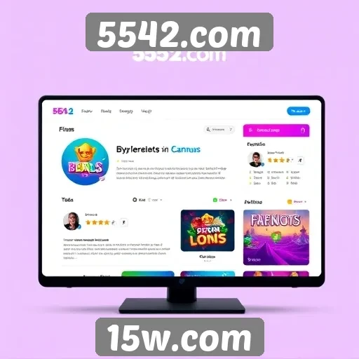 Jogadores destacam a interface amigável do 5542.com