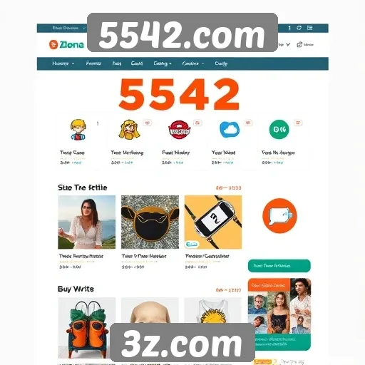 Navegação no 5542.com é intuitiva e amigável