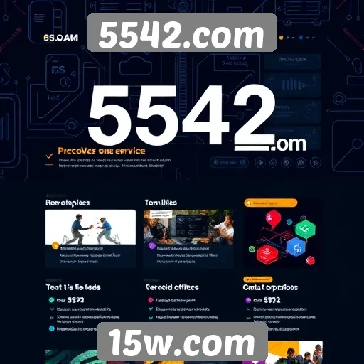 Inovações tecnológicas em 5542.com melhoram experiência do usuário